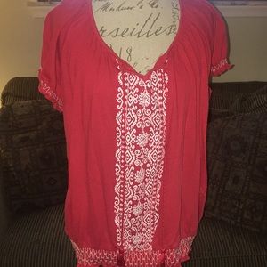 Short sleeve blouse
